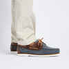Men’s leather boat shoes Sailing 500 Two-Tone