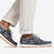 Chaussures bateau cuir clipper  homme bleu