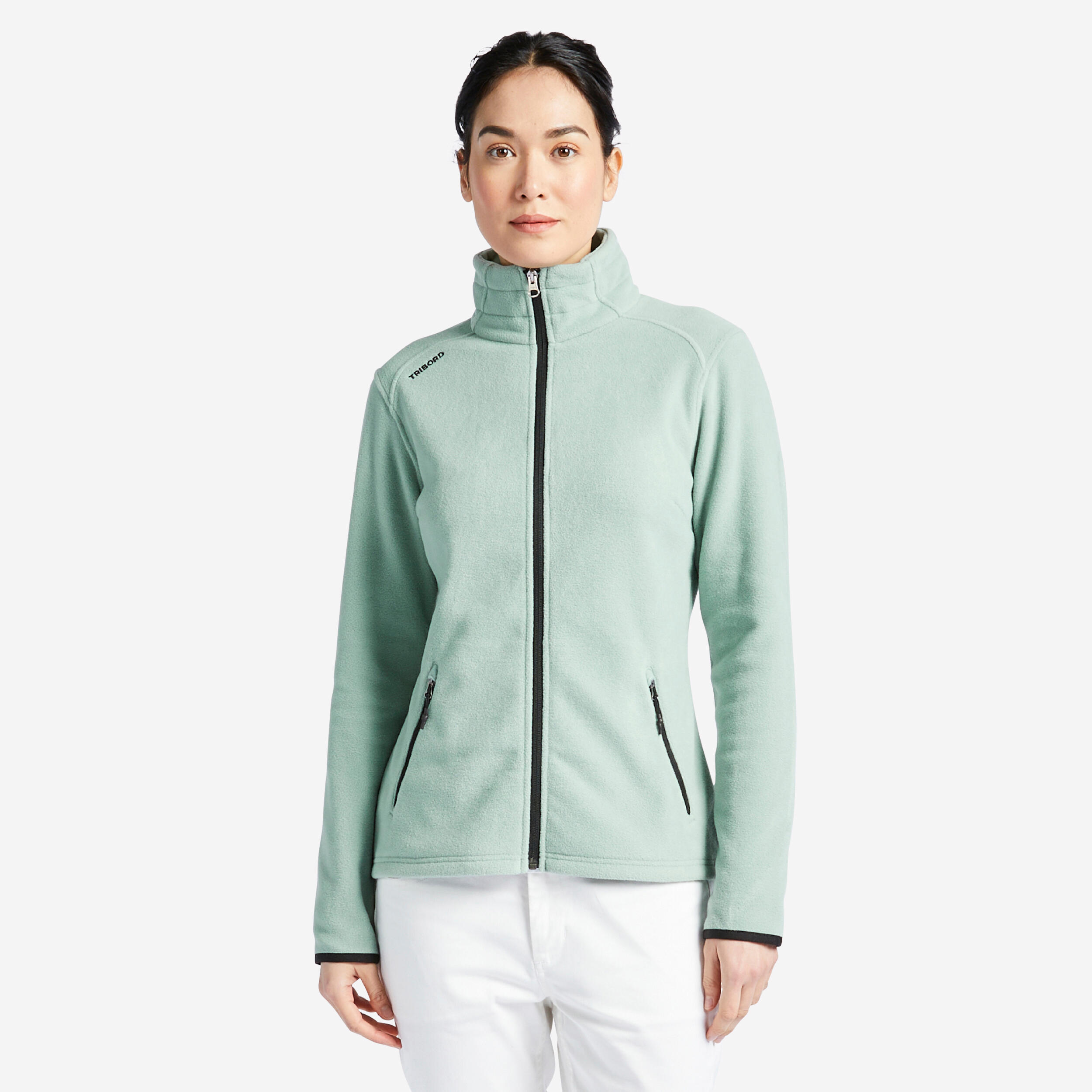 Polaire chaude de voile Sailing 100 Femme Bleu marine TRIBORD Decathlon