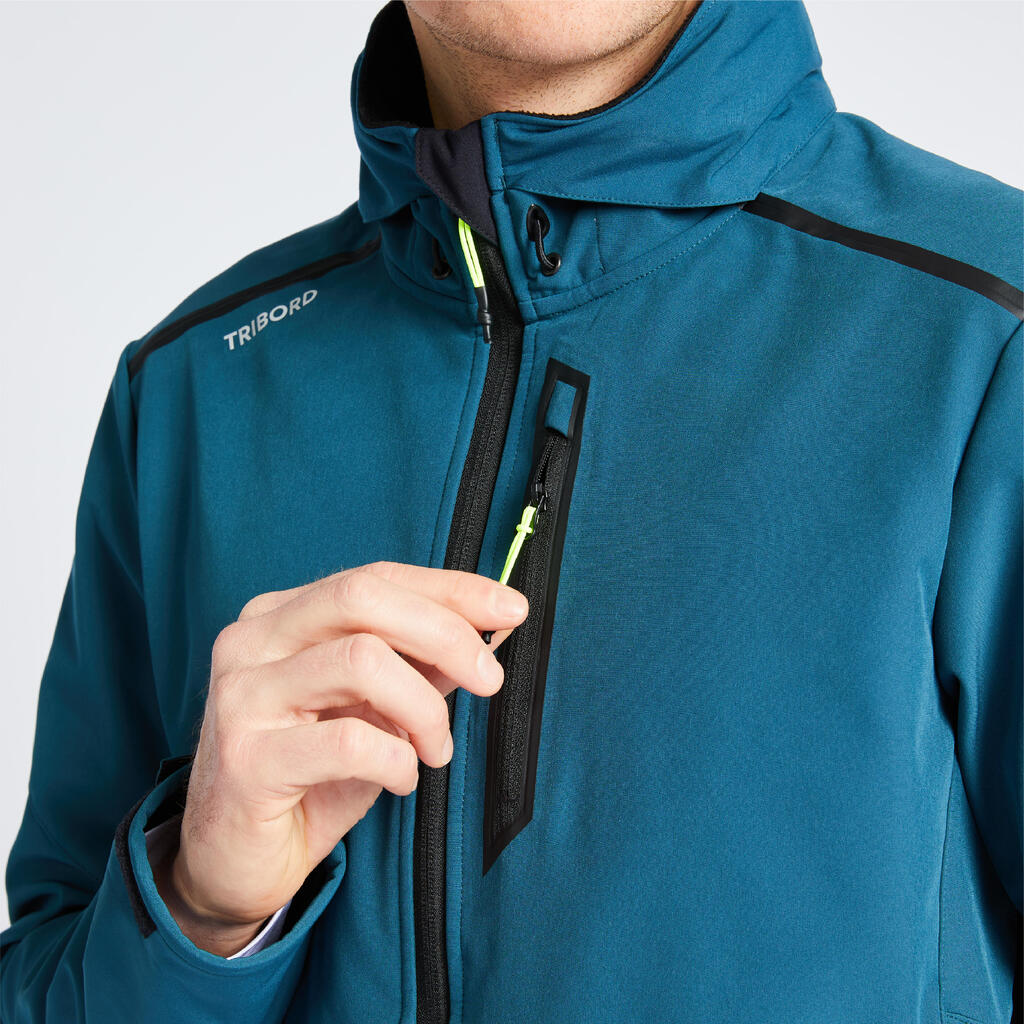 M Sailing windproof Softshell jacket 500 Navy blue