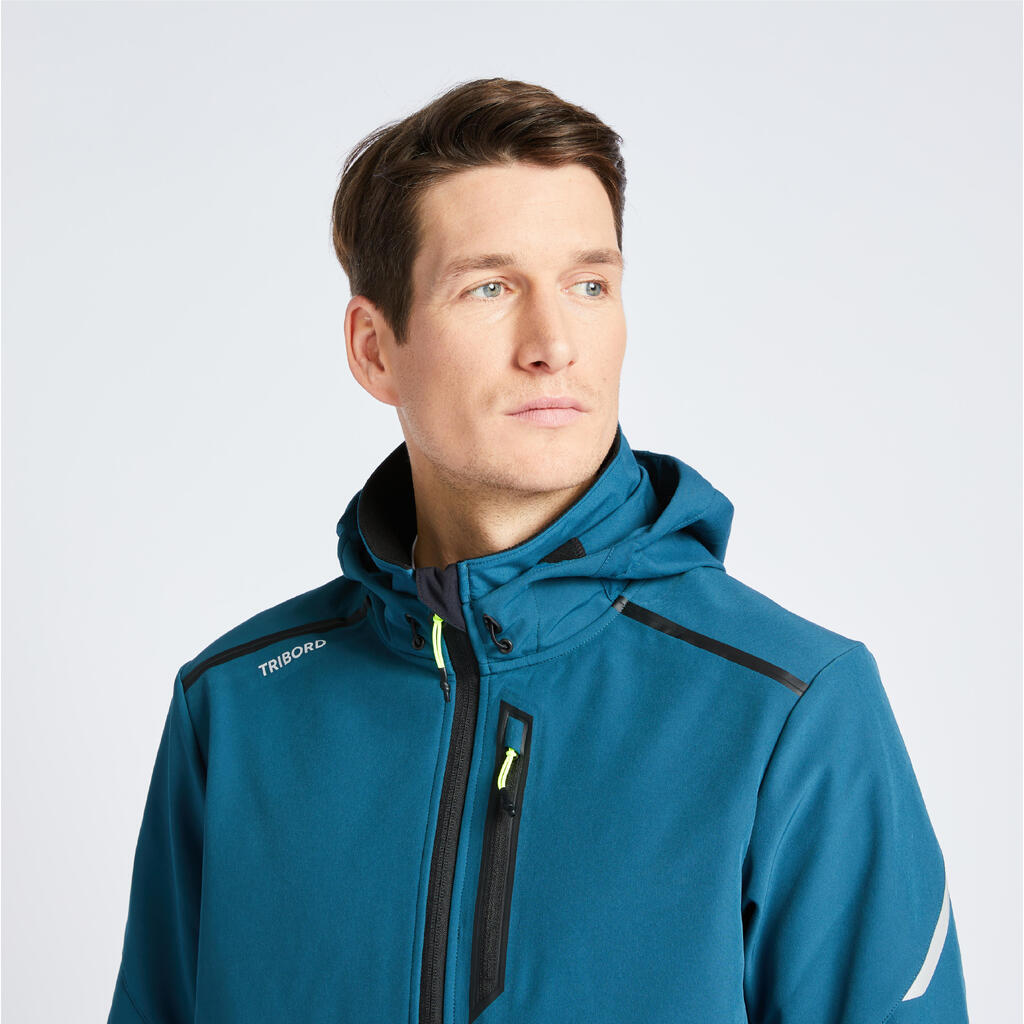 M Sailing windproof Softshell jacket 500 Navy blue