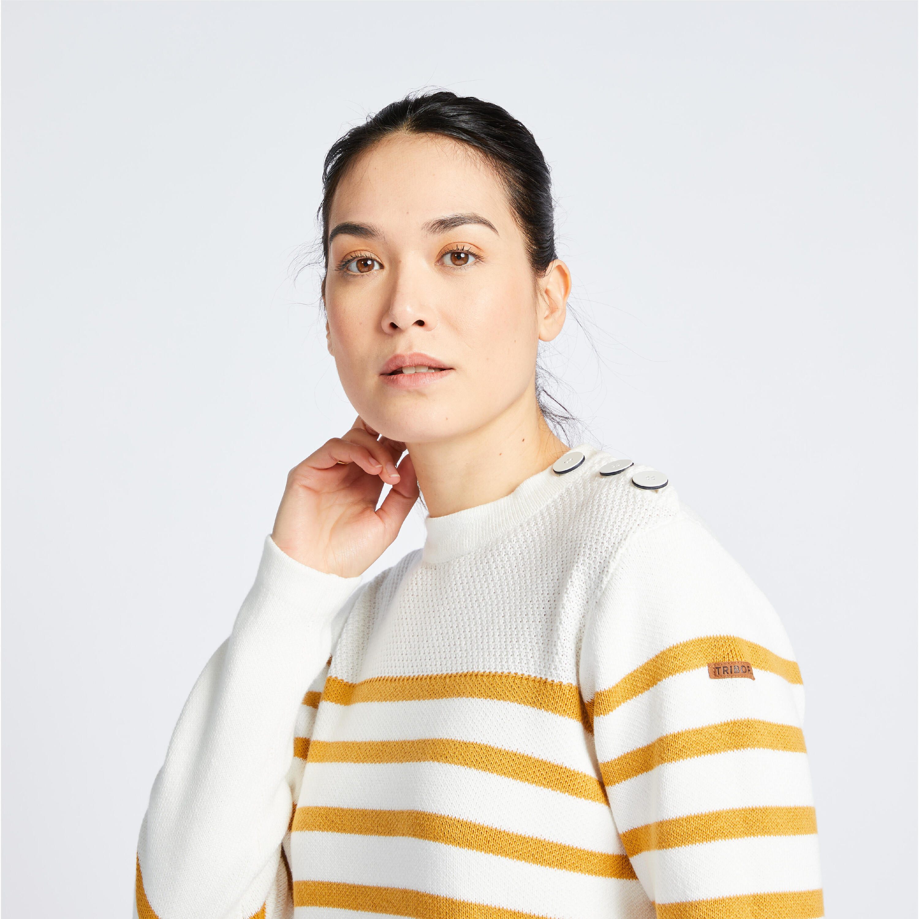 Women's Pullover White Ochre 4/8