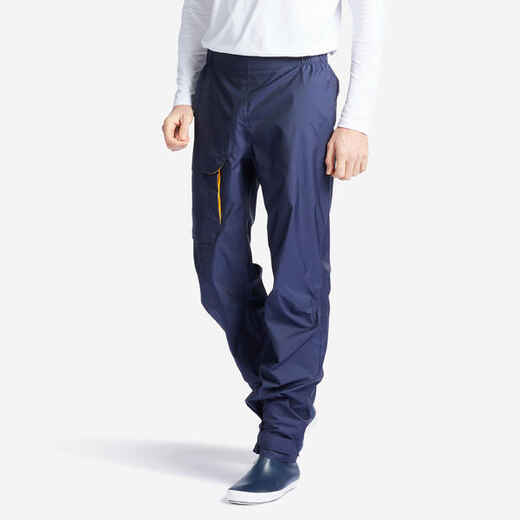 
      Men's Waterproof Sailing Overtrousers 100 Navy
  