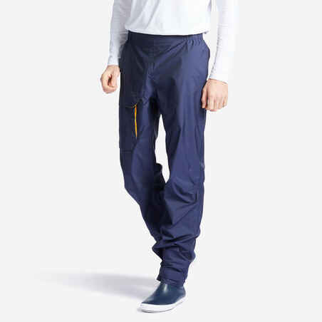 Pantalón impermeable para hombre Tribord S100 azul