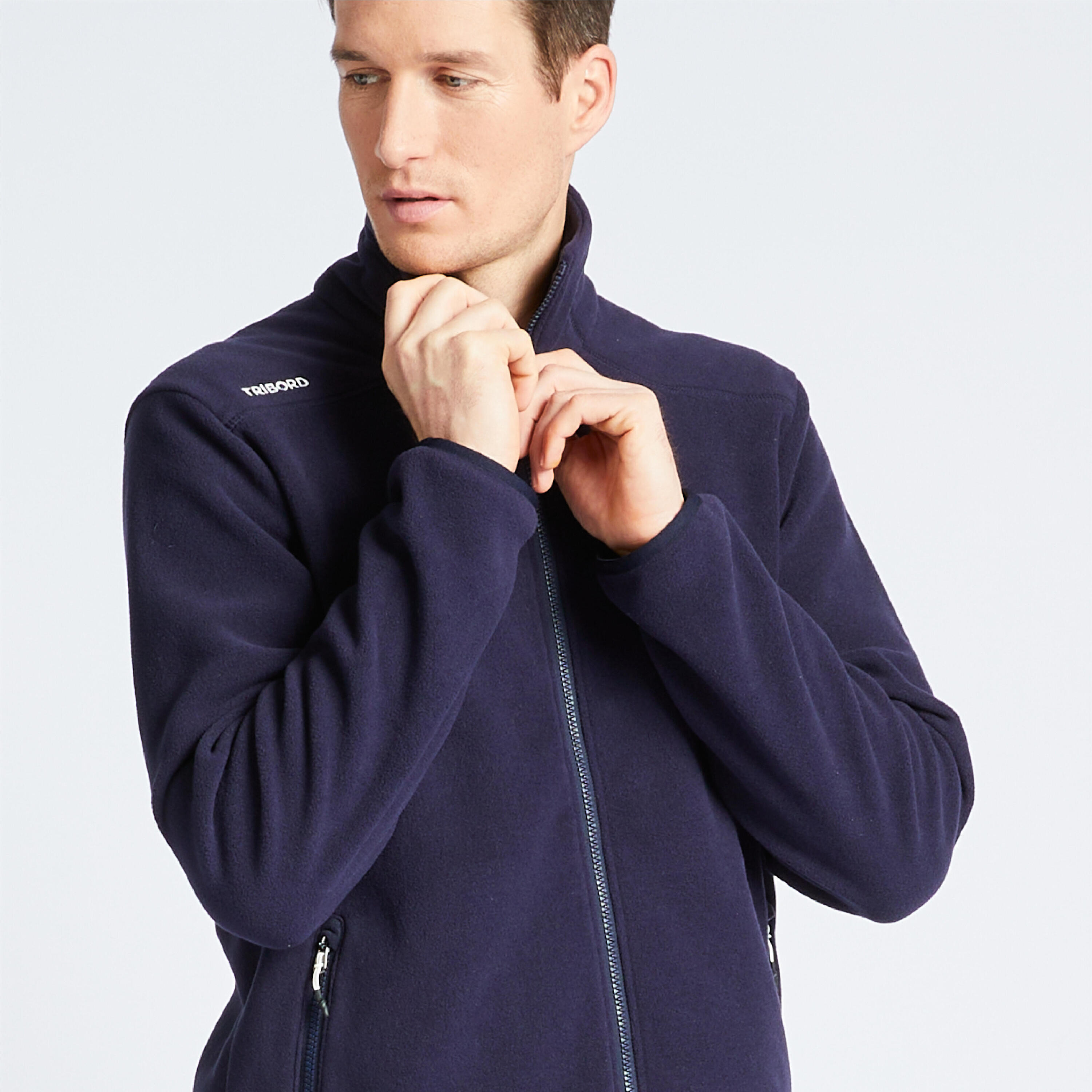 Warme fleece jas voor zeilen Sailing 100 3/8