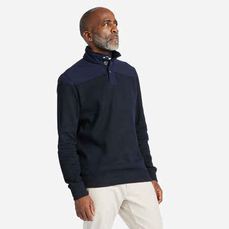 Saco de cuello alto naútico para hombre Tribord Sailing 300 H azul