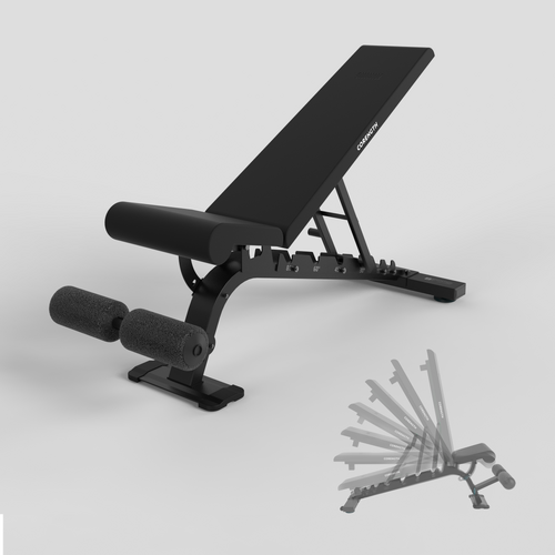 Banc de musculation avec chandelles pliables, inclinable - bench press fold  CORENGTH