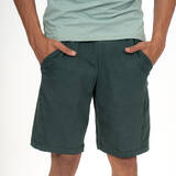 Men's Eco-Designed Cotton Yoga Shorts - Green