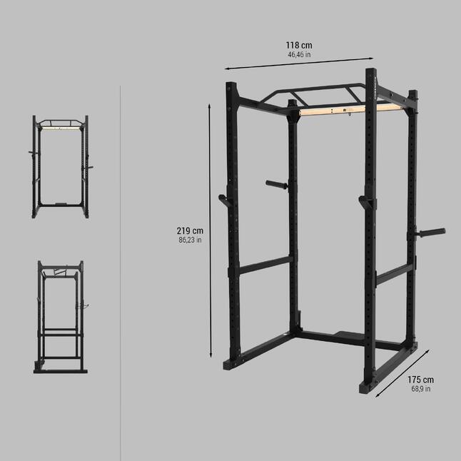 Cage de musculation RACK BODY 900 CORENGTH Decathlon