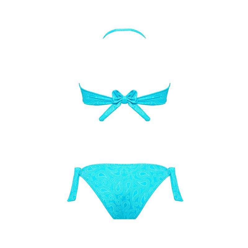 BIKINI DONNA FASCIA JACQUARD LE BLU