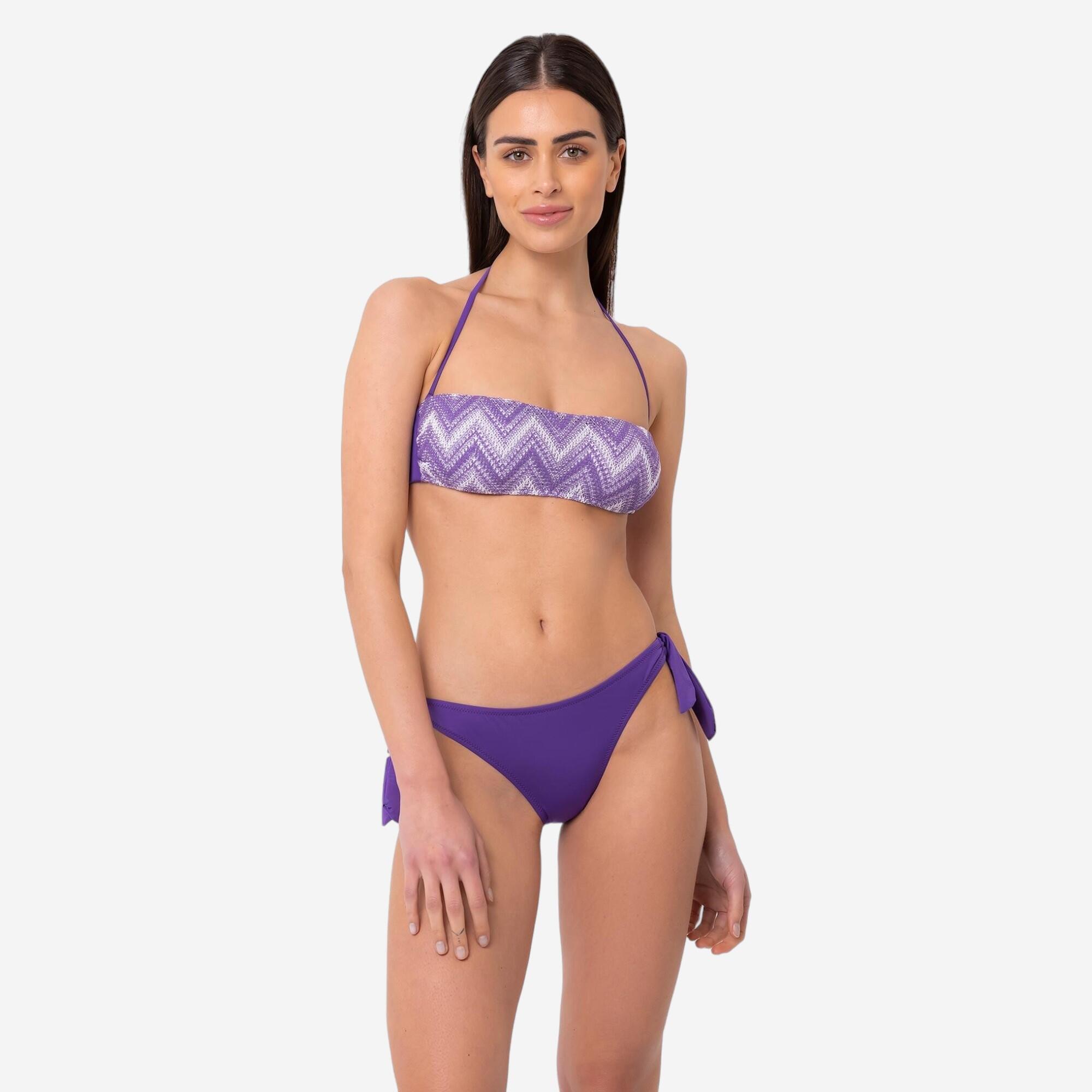 LE BLU BIKINI DONNA FASCIA VIOLET Le blu