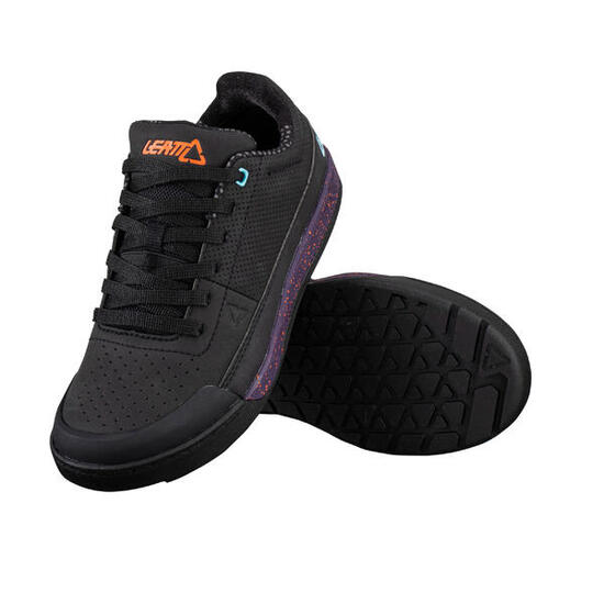 Tommaso Venezia Spin Class, Chaussures de cyclisme urbaine pour femme, Noir + blanc avec crampons SPD, 6
