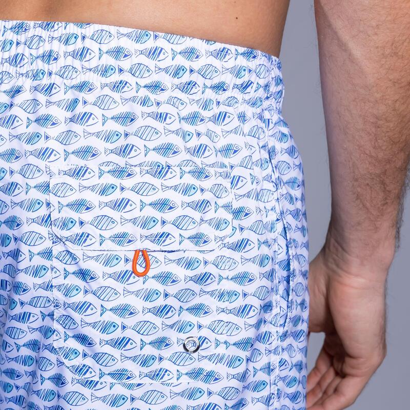 Costume mare uomo BOXER WHITE FISH LE BLU