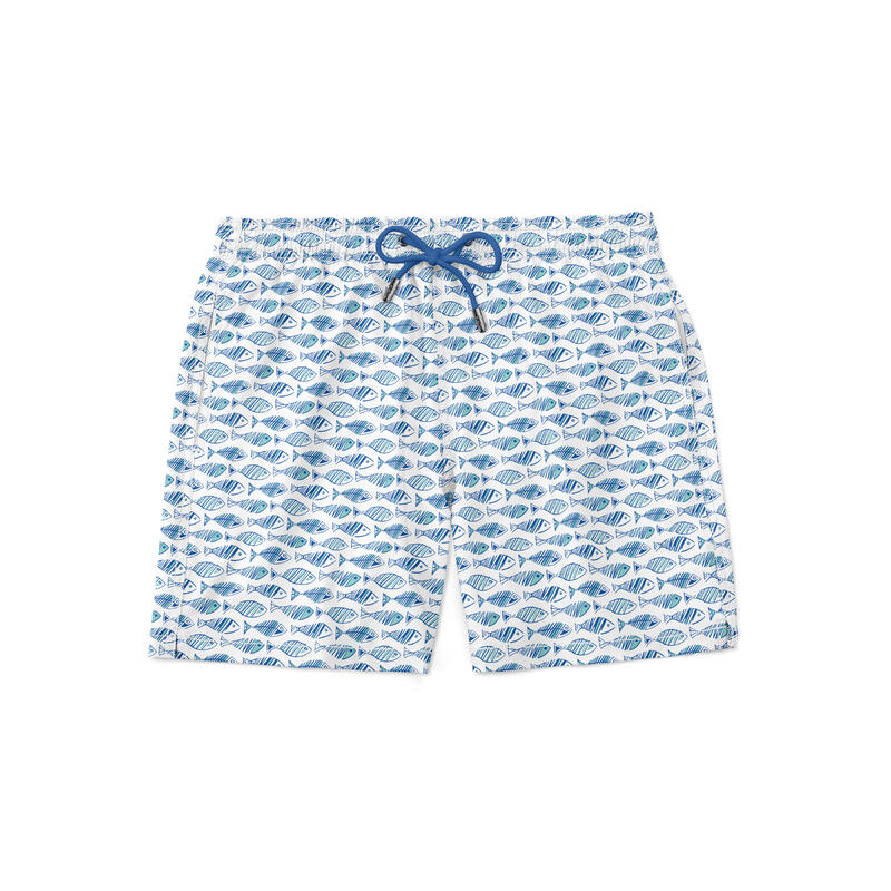 Costume mare uomo BOXER WHITE FISH LE BLU