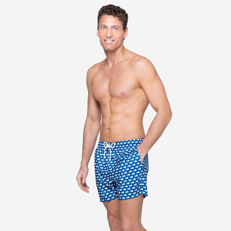 Costume mare uomo BOXER WHALES LE BLU