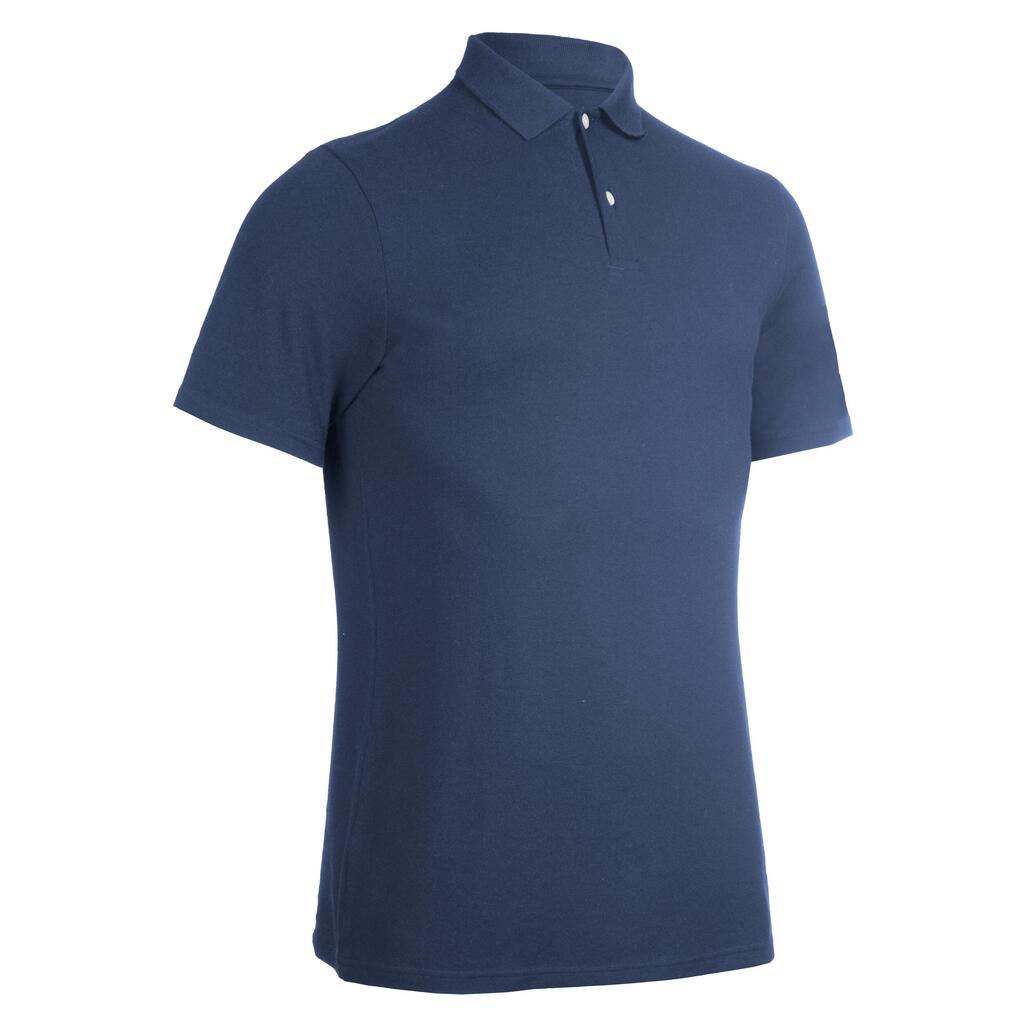 Polo golf 100% coton manches courtes Homme - MW100 blanc