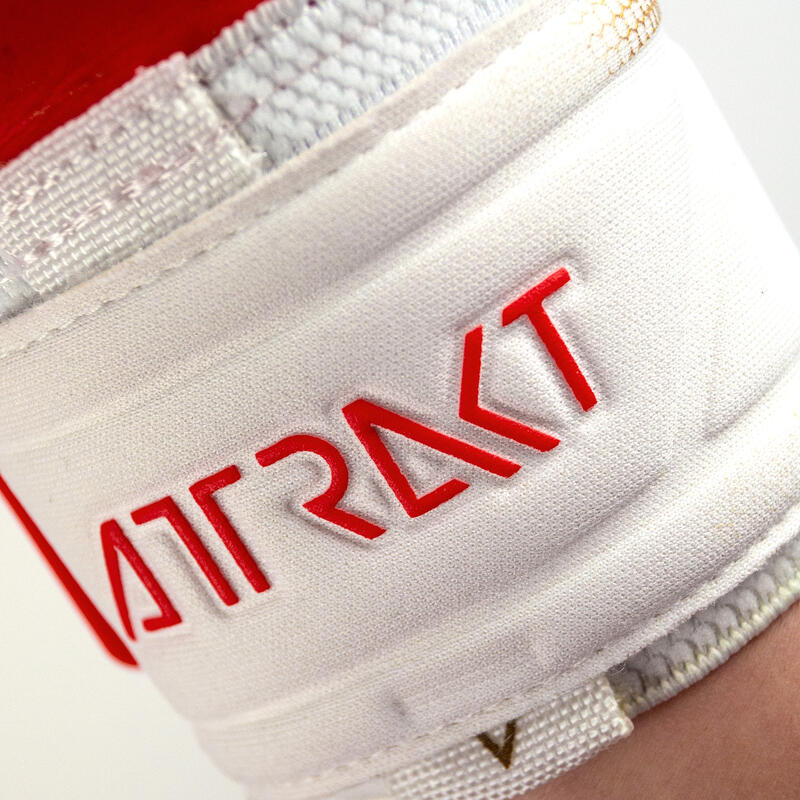 Reusch Attrakt Gold X Glueprint Keepershandschoenen wit/rood