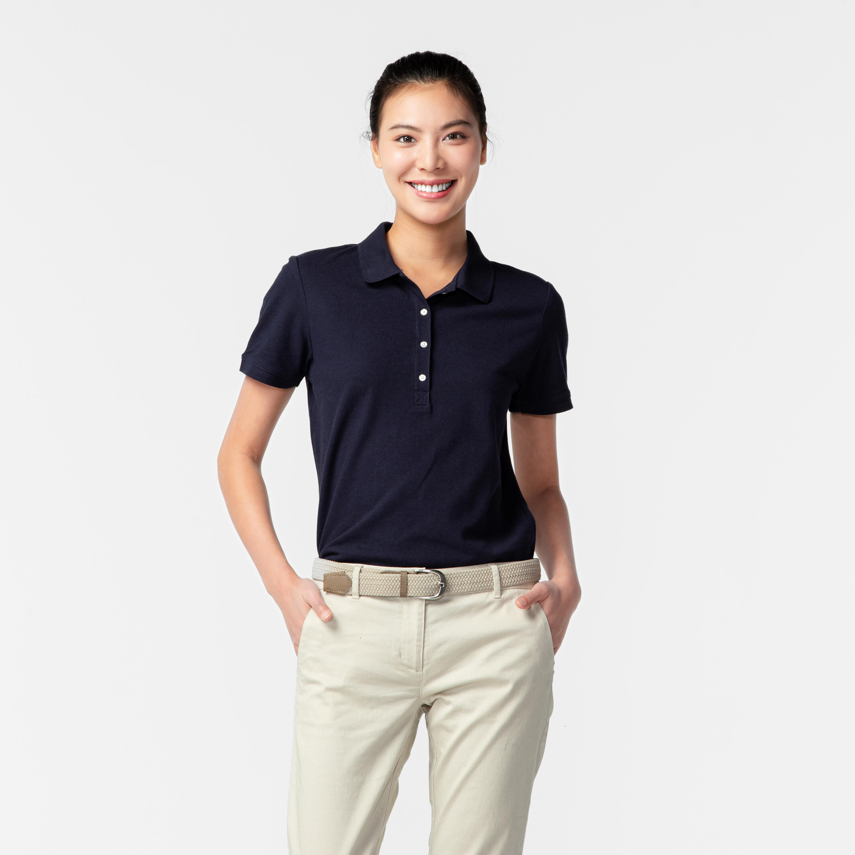 Polo golf donna MW 500 blu 14/89