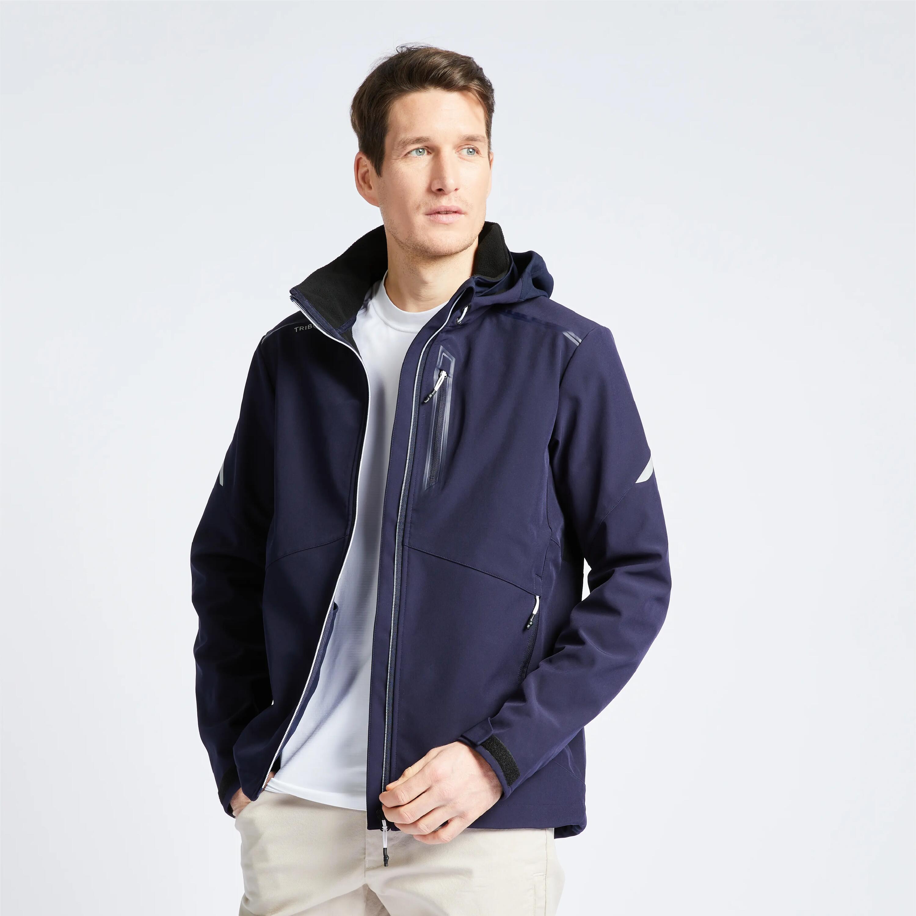 Giacca vela uomo SAILING 500 blu 25/52