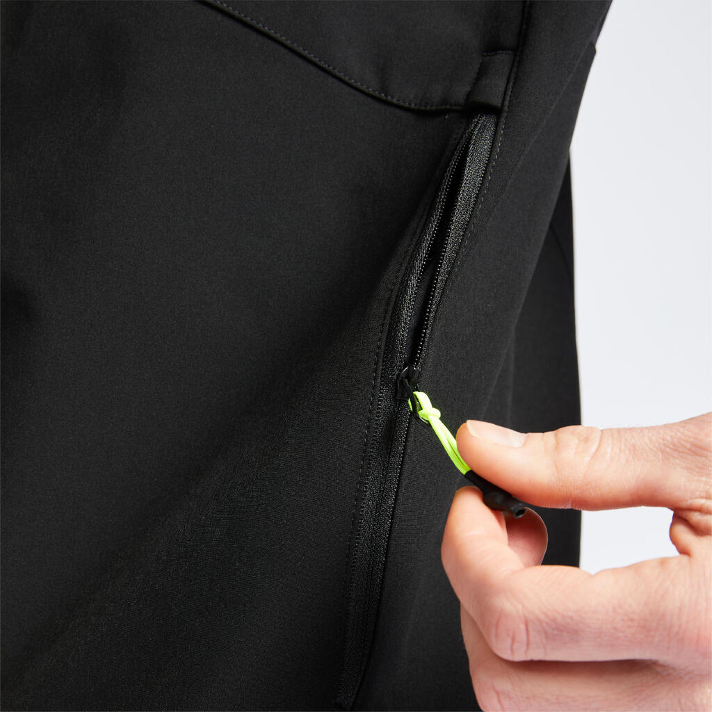 Veste softshell coupe vent Sailing 500 Homme Noir