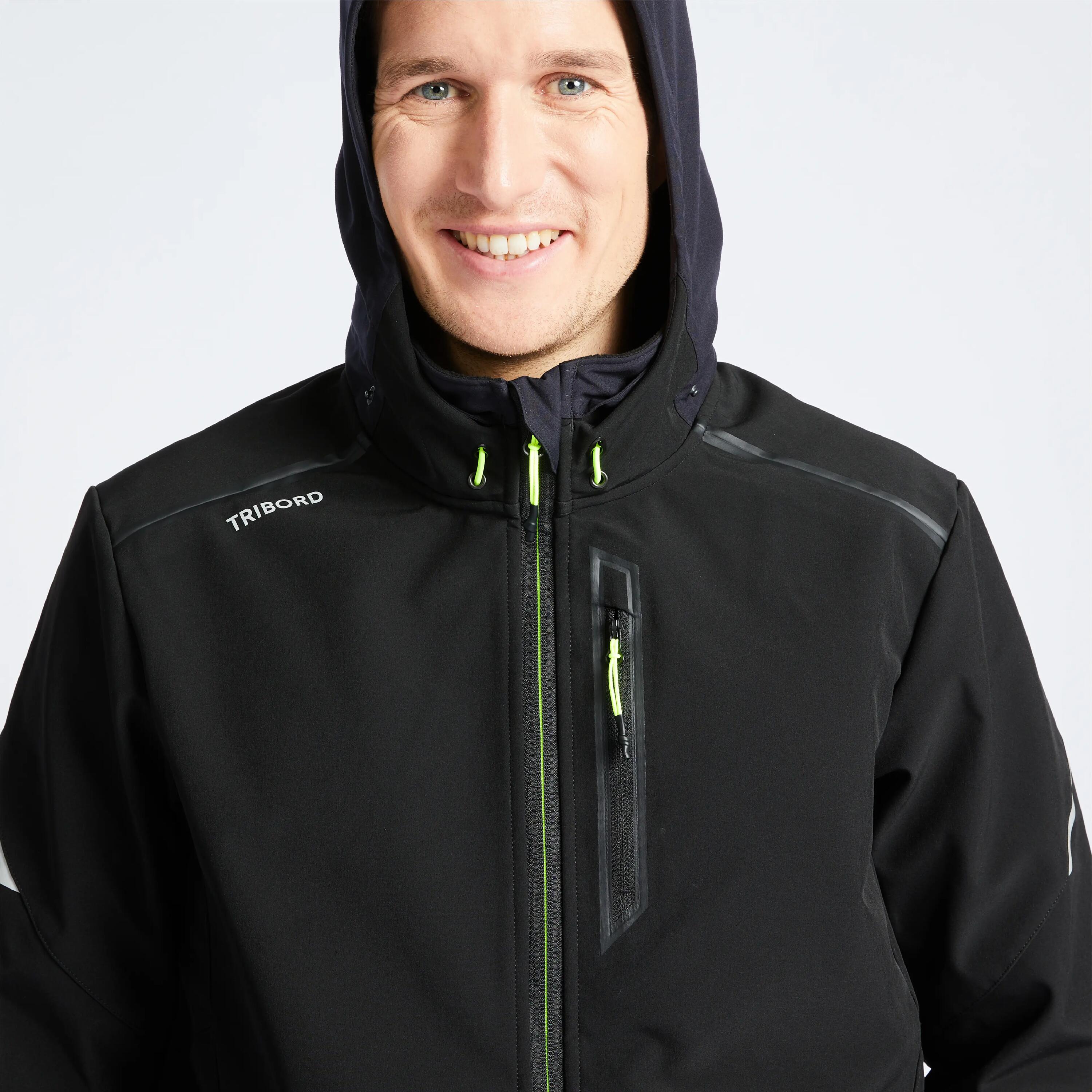 Giacca vela uomo SAILING 500 nera 22/41