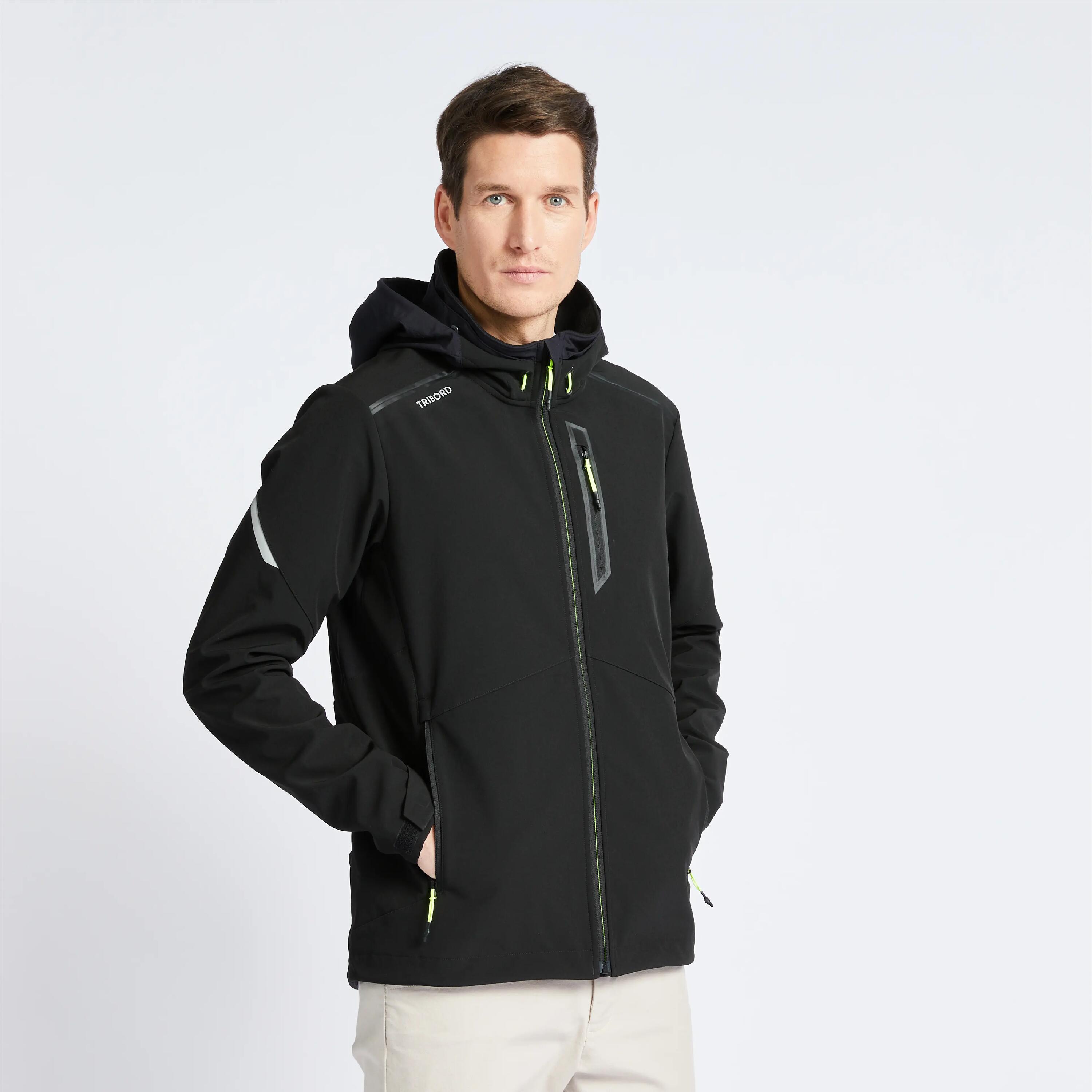 Giacca vela uomo SAILING 500 nera 20/41