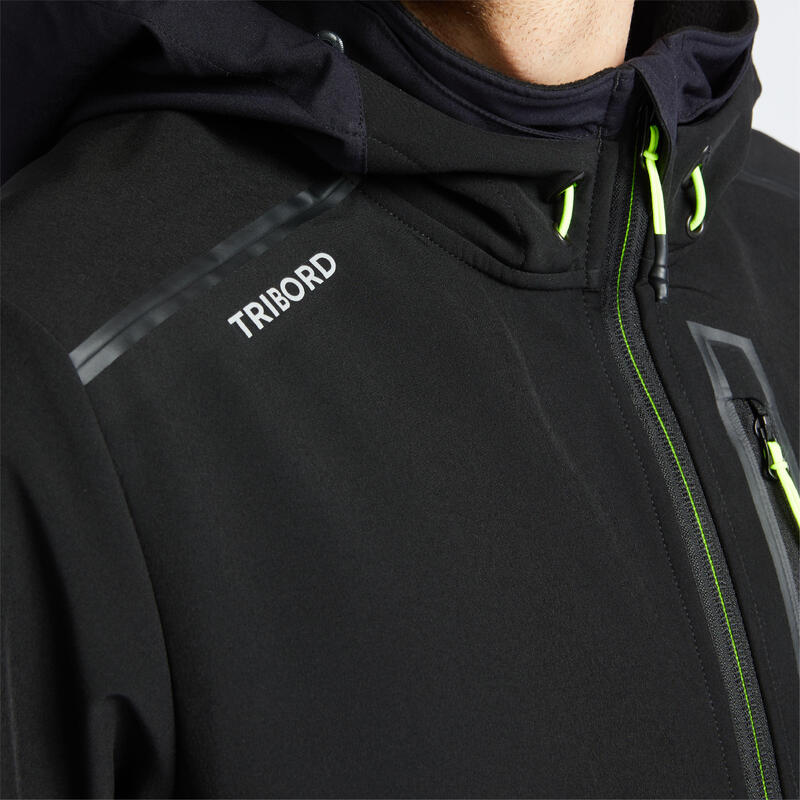 Erkek Softshell Mont - Siyah - Sailing 500