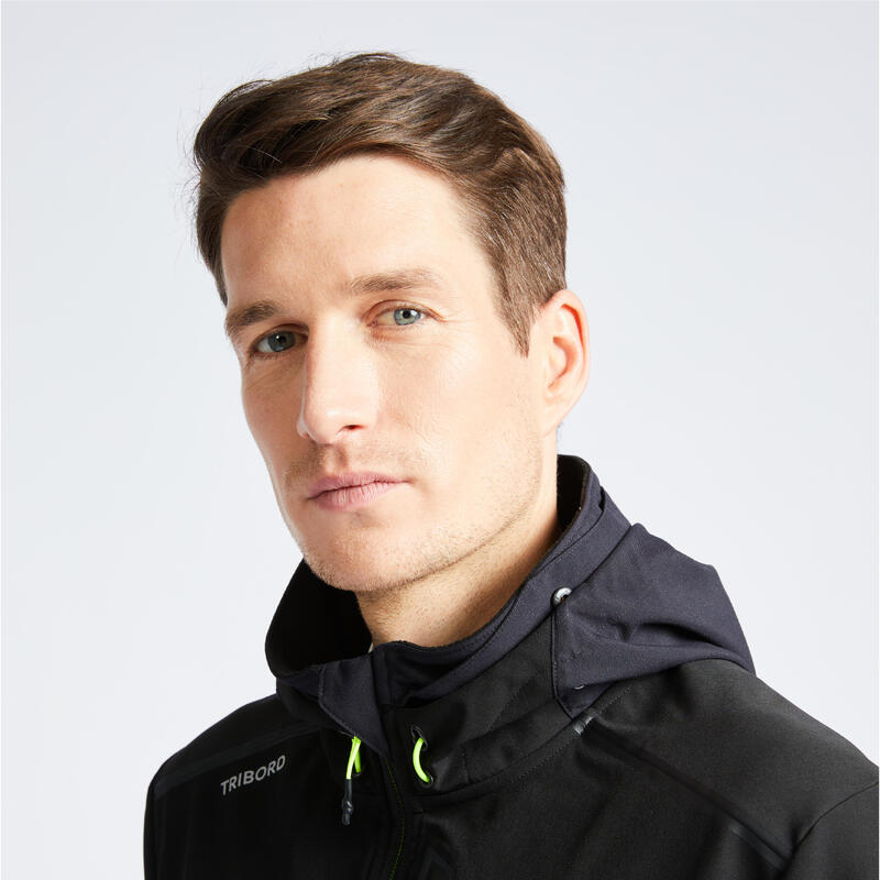 Erkek Softshell Mont - Siyah - Sailing 500