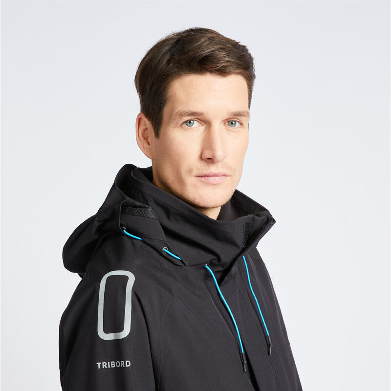 Chaqueta cortavientos Hombre Softshell Sailing negro - Decathlon