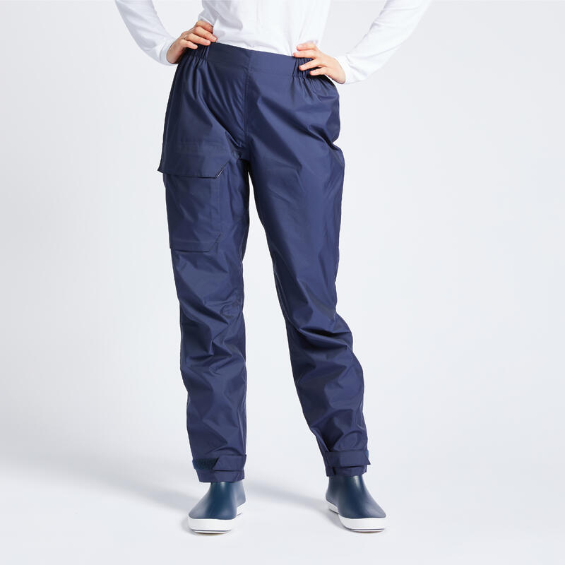 Surpantalon de pluie Enfant Sailing 100 Navy