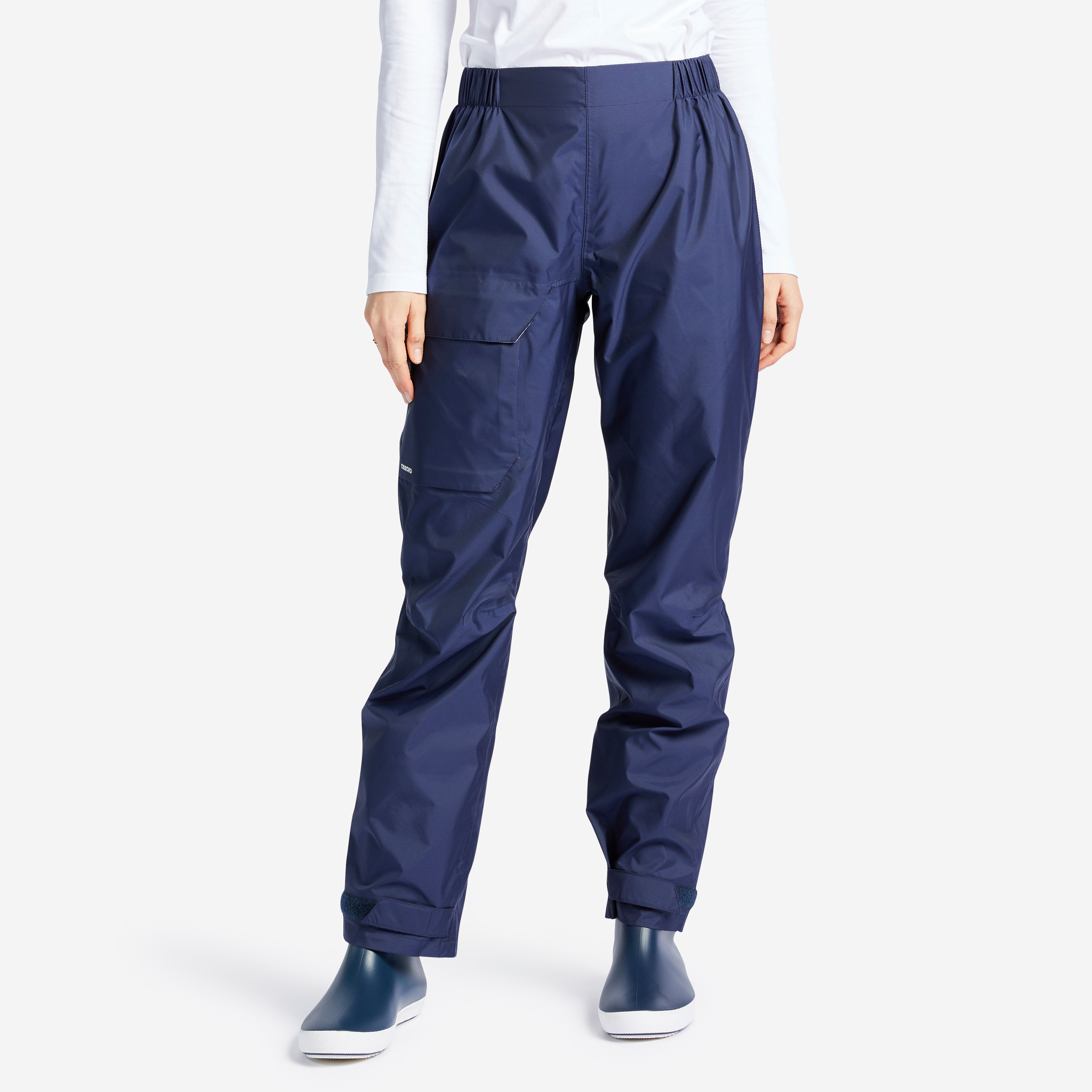 Surpantalon imperméable de voile femme sailing 100 navy - Voile, Bateau - Tribord- Clubs - Entreprises - Collectivités - Associations