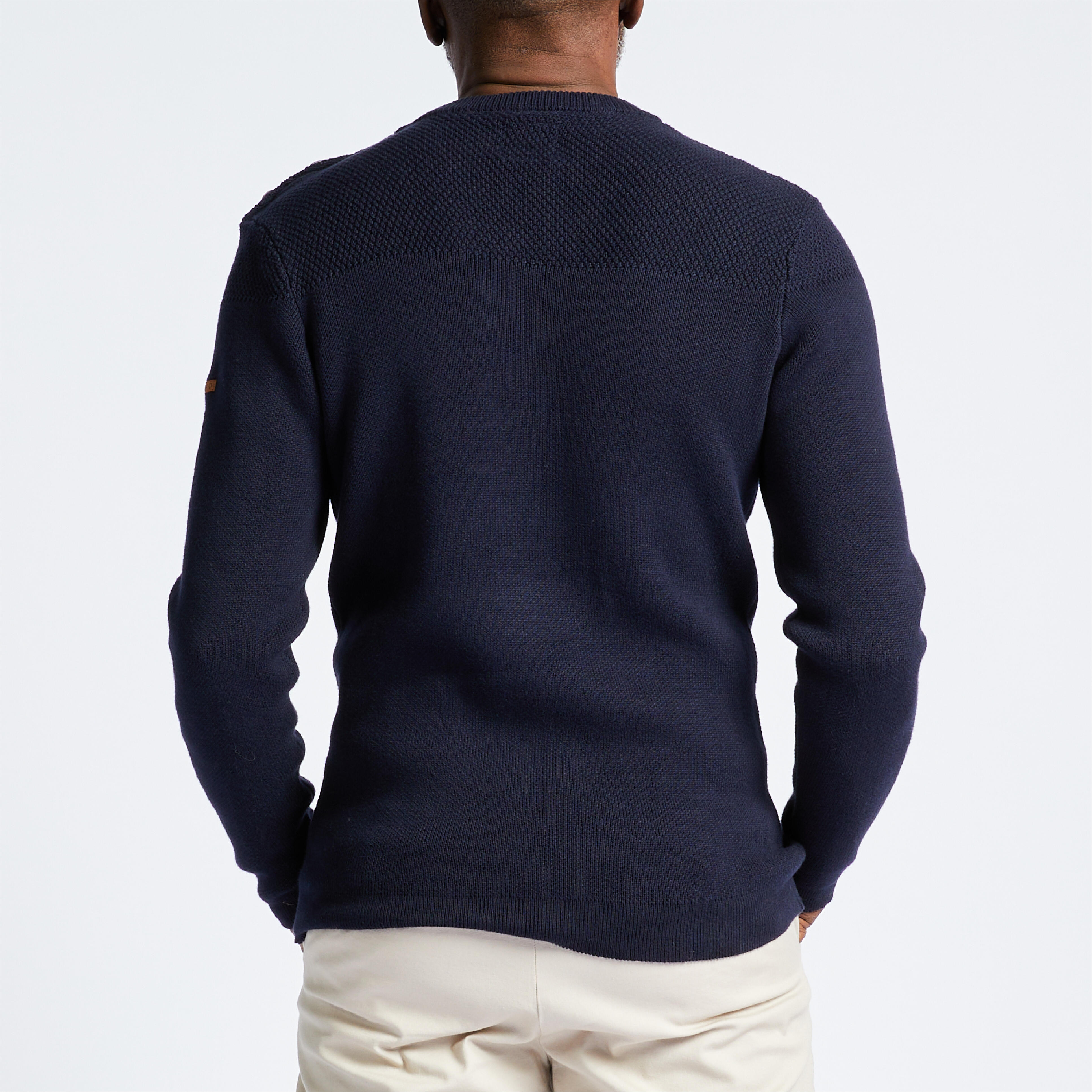 Men’s Sailor Sweater - Navy - TRIBORD