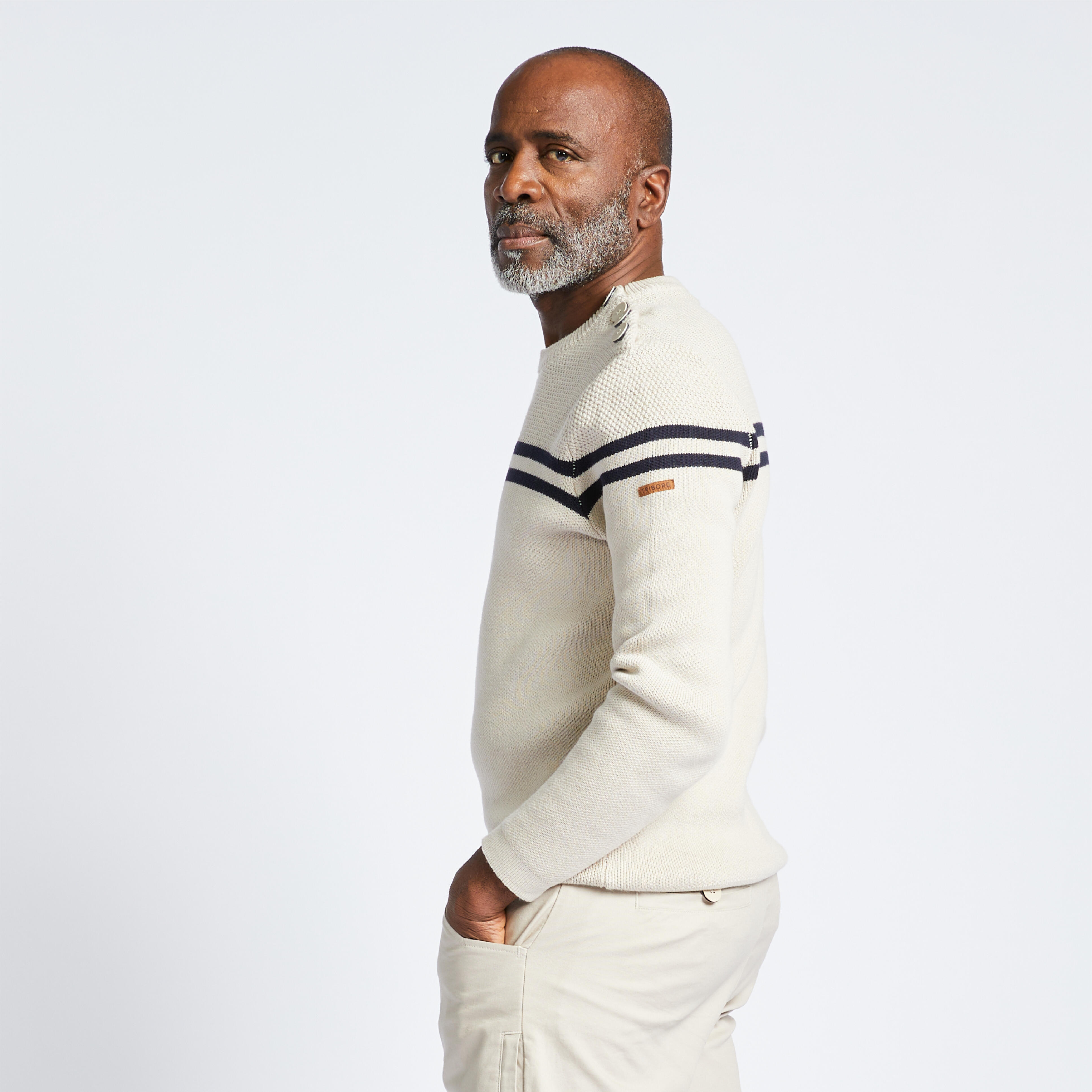 Pull marinière homme sale