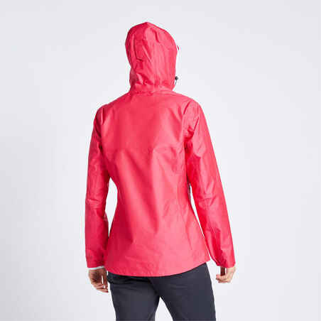 Women's waterproof sailing jacket 100 - All Over Pink