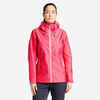 Women's waterproof sailing jacket 100 - All Over Pink