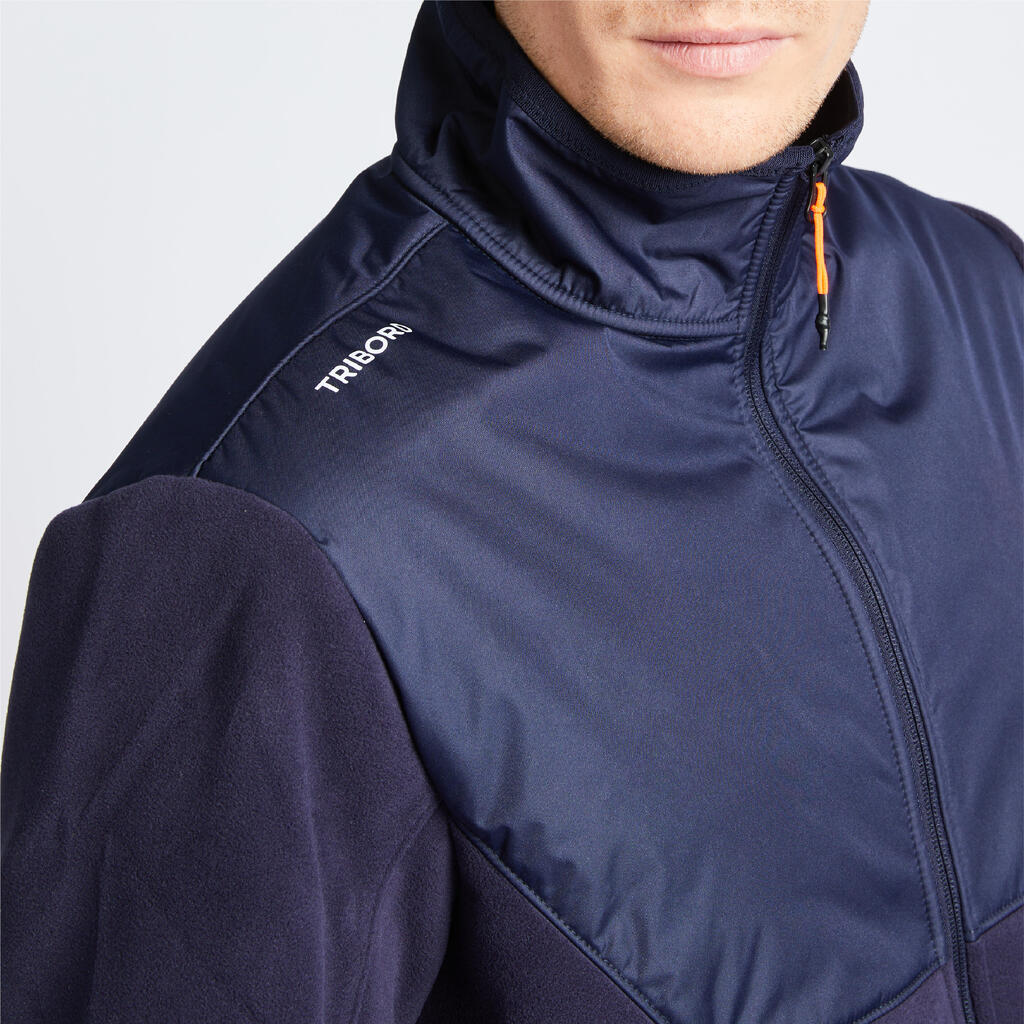 Polaire chaude de voile homme SAILING 500 Navy