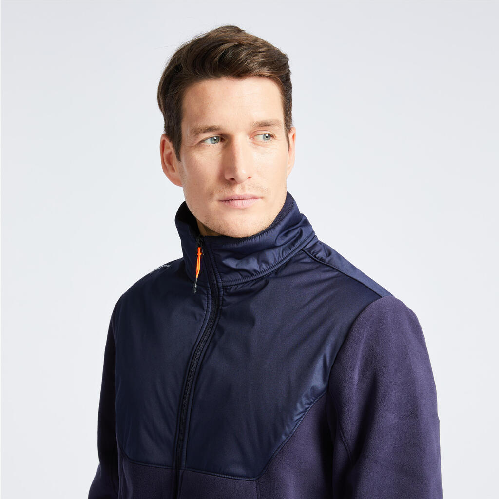 Polaire chaude de voile homme SAILING 500 Navy