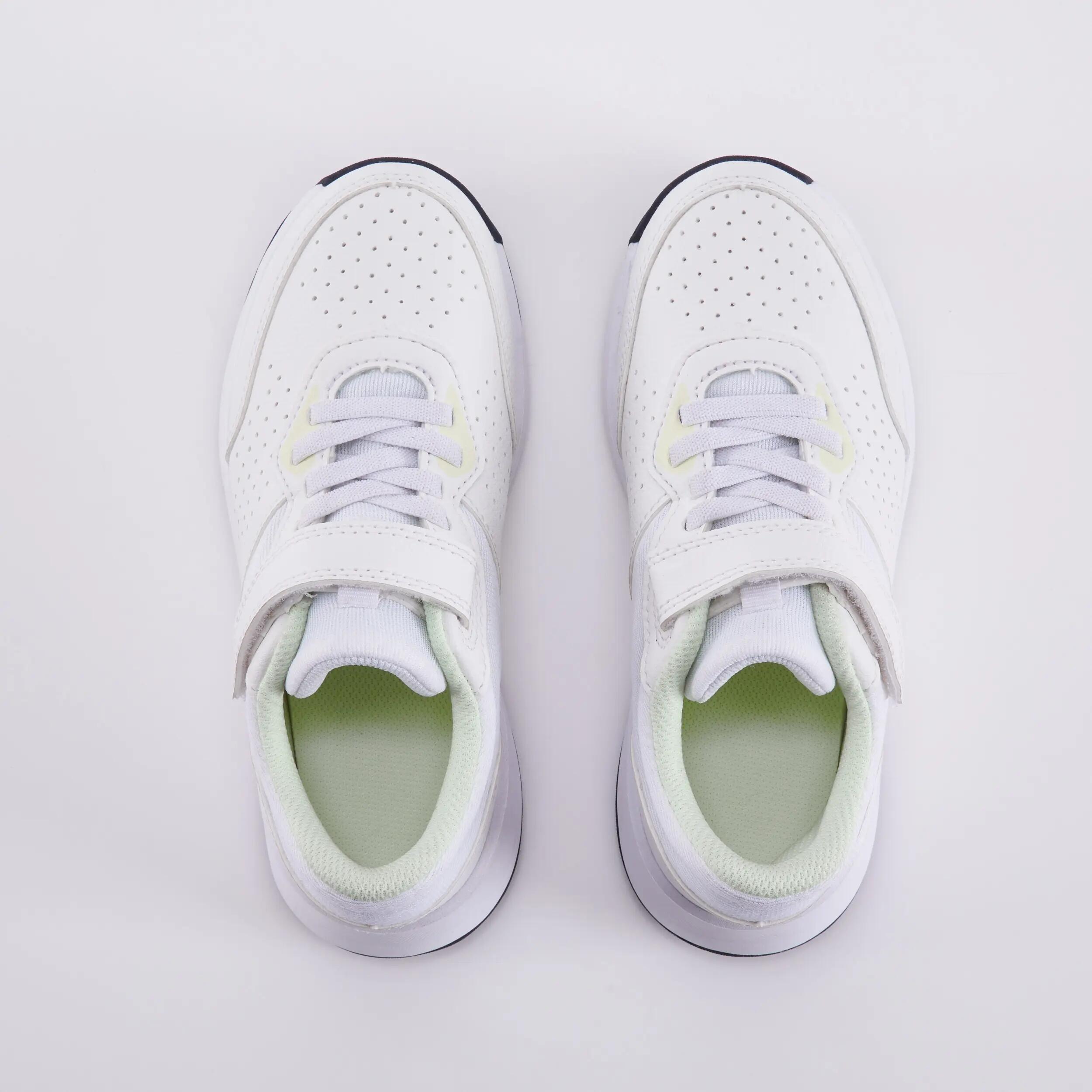 ZAPATILLAS DE TENIS NIÑOS CON VELCRO ESSENTIAL KD BLANCAS AMARILLO 6/6