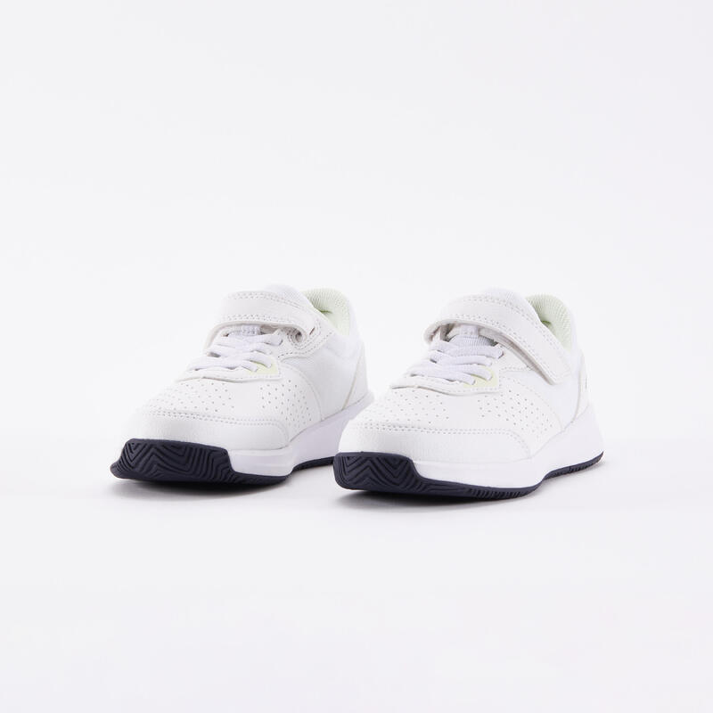 Çocuk Cırt Cırtlı Tenis Ayakkabısı - Beyaz/Sarı - Essentiel KD