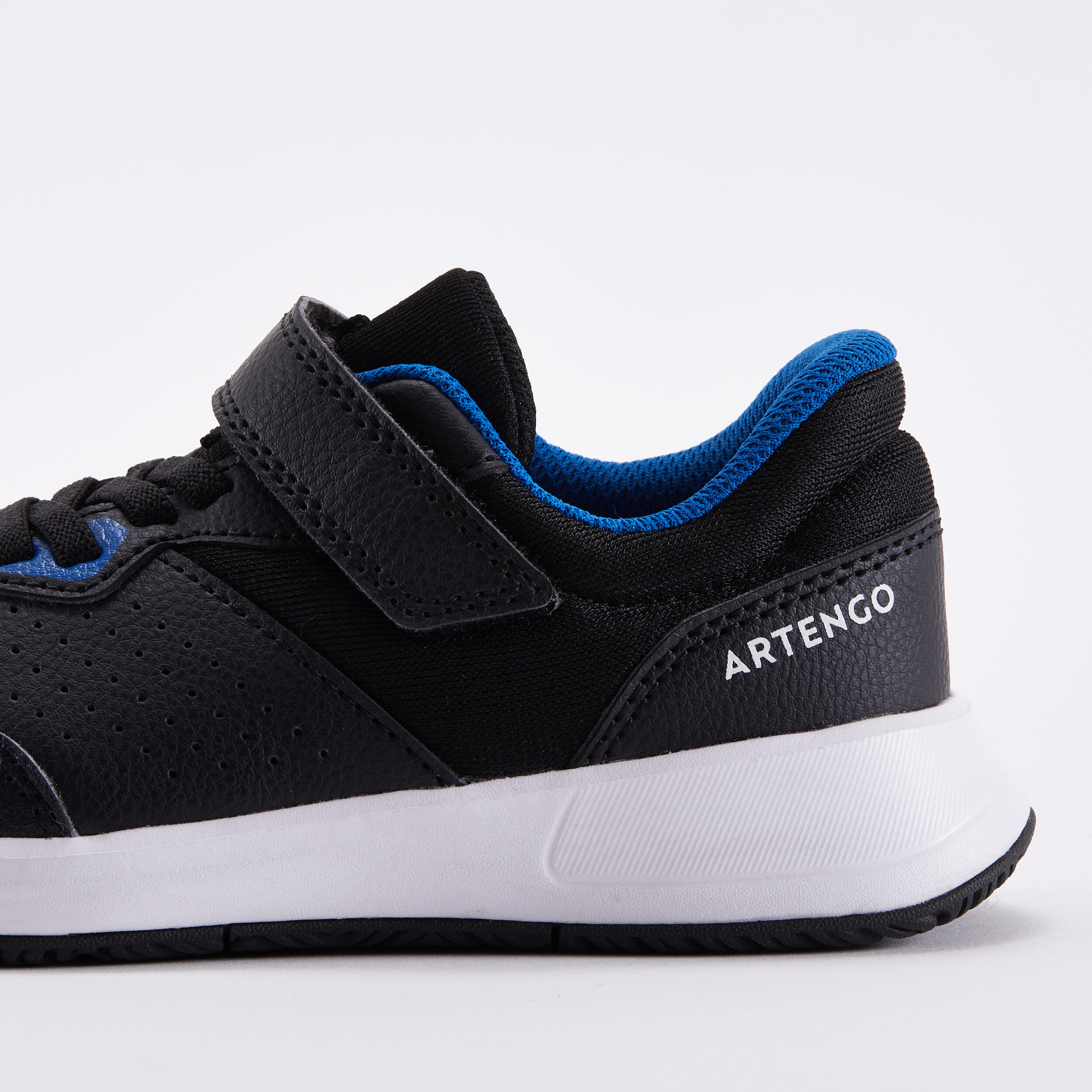 Kids' Rip-Tab Essential KD Tennis Shoes - Black & Blue 5/8