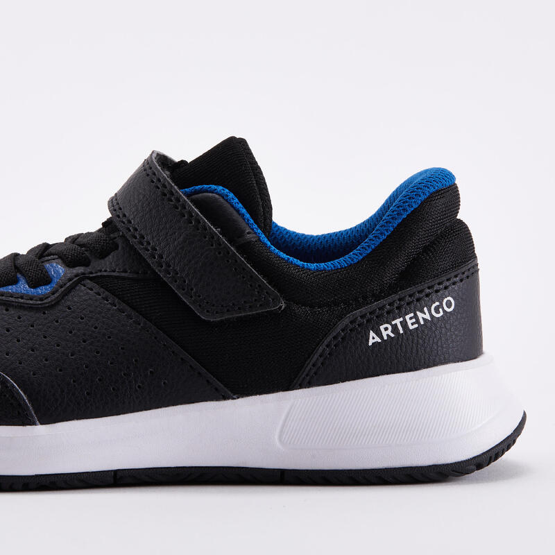 Scarpe tennis bambino ESSENTIAL KD con strap nero-azzurro