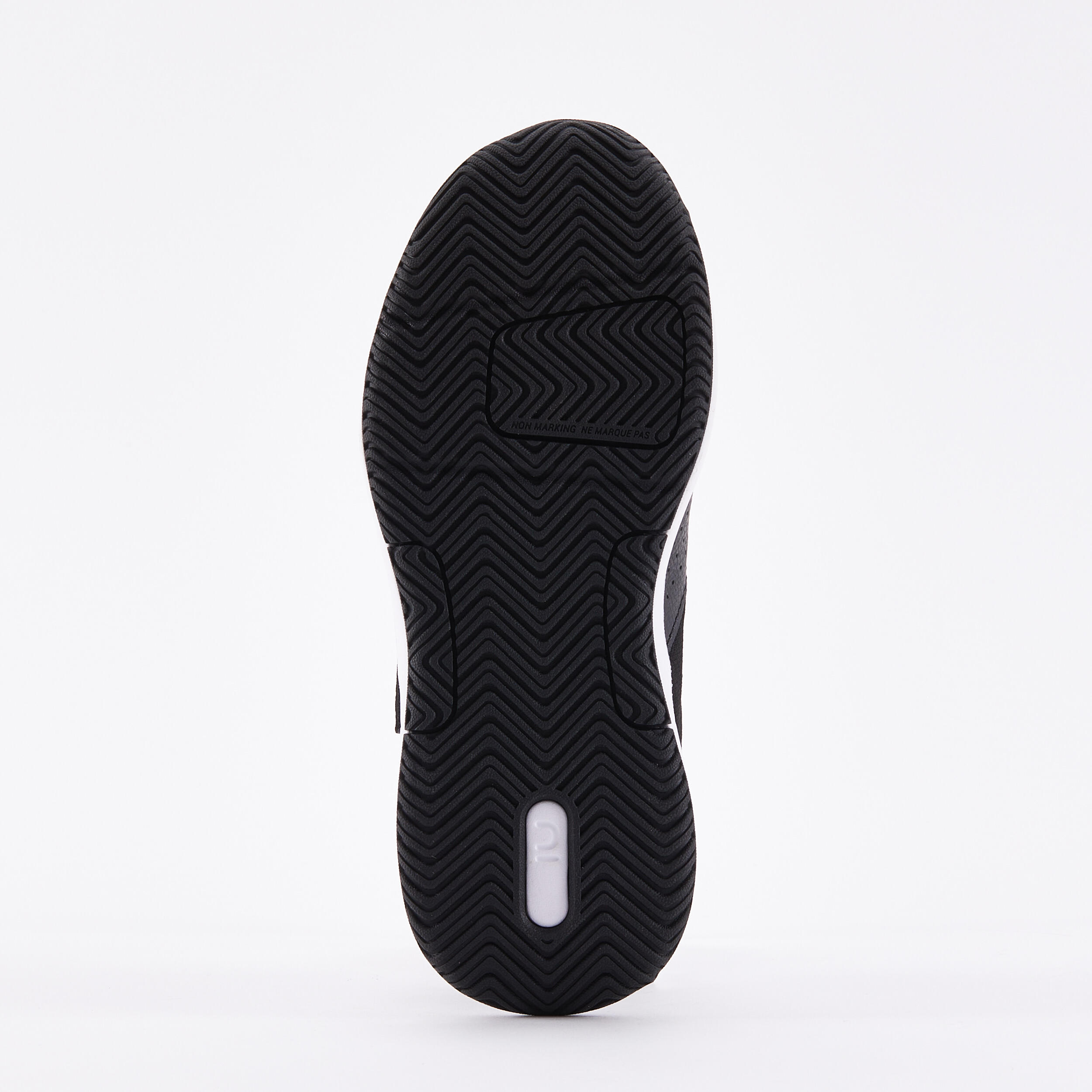 Tennisschoenen voor kinderen Essential klittenband zwart/blauw 3/8