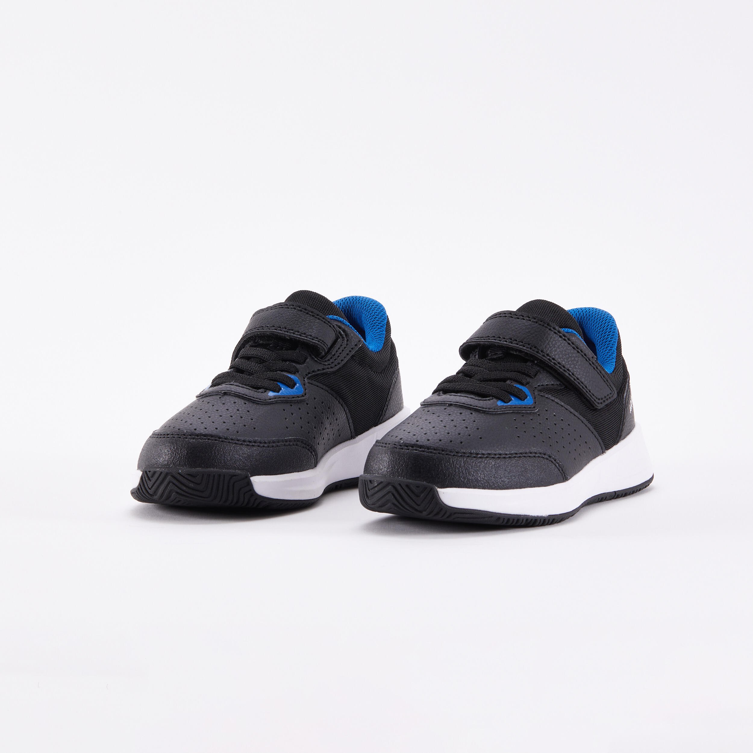 Kids' Rip-Tab Essential KD Tennis Shoes - Black & Blue 6/8