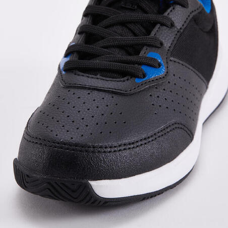 Chaussures de tennis à lacets Enfant - Essentiel noir bleu