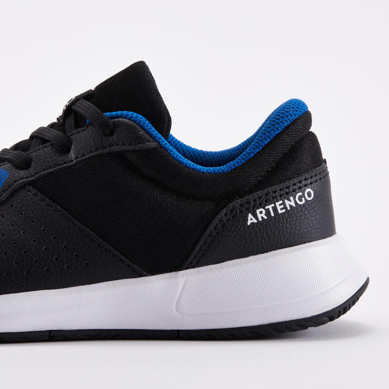 Scarpe tennis bambino ESSENTIAL con lacci nero-azzurro