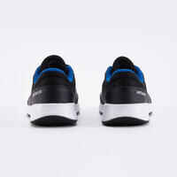 Kids' Lace-Up Essential Tennis Shoes - Black & Blue