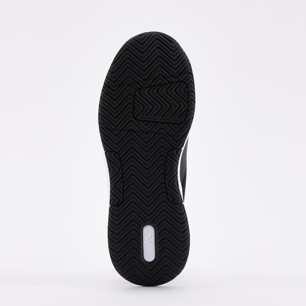 Calzado de tennis con agujetas negro y azul para niños Essentiel