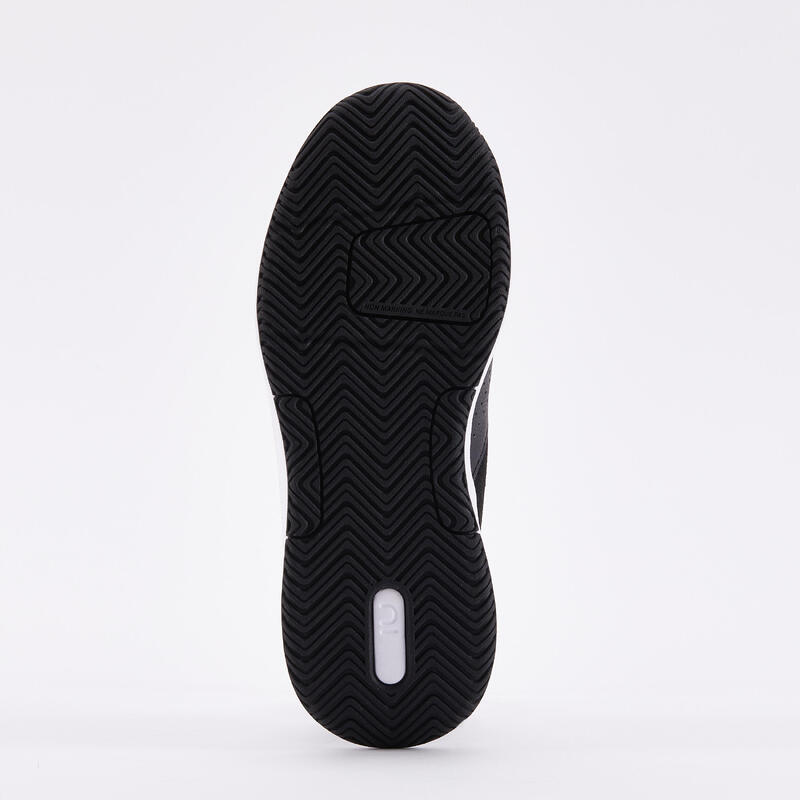 Tennisschoenen voor kinderen Essentiel veters zwart/blauw