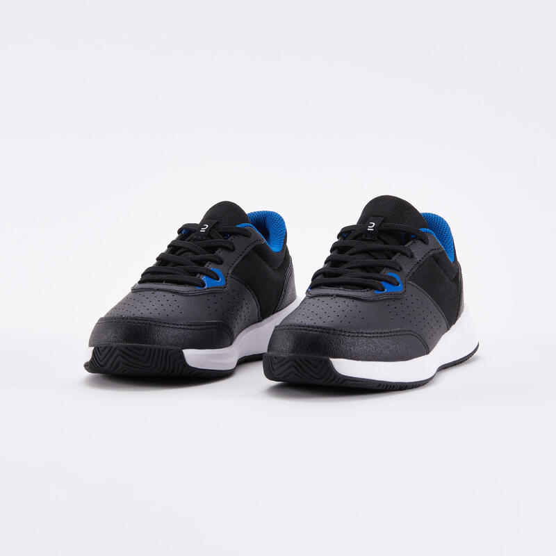 Scarpe tennis bambino ESSENTIAL con lacci nero-azzurro