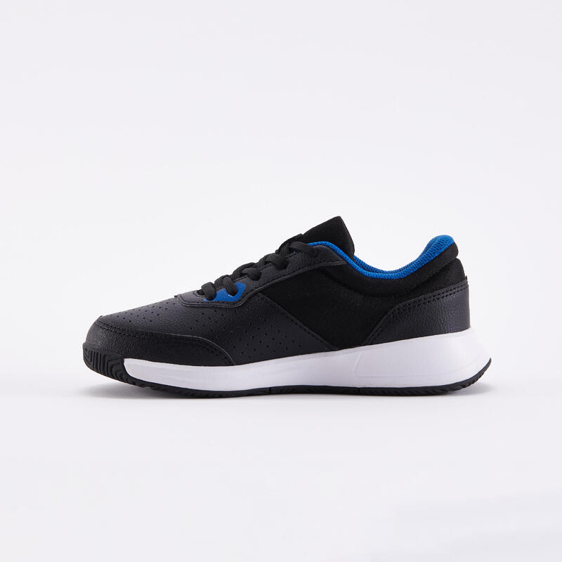 Kids' Lace-Up Essential Tennis Shoes - Black & Blue